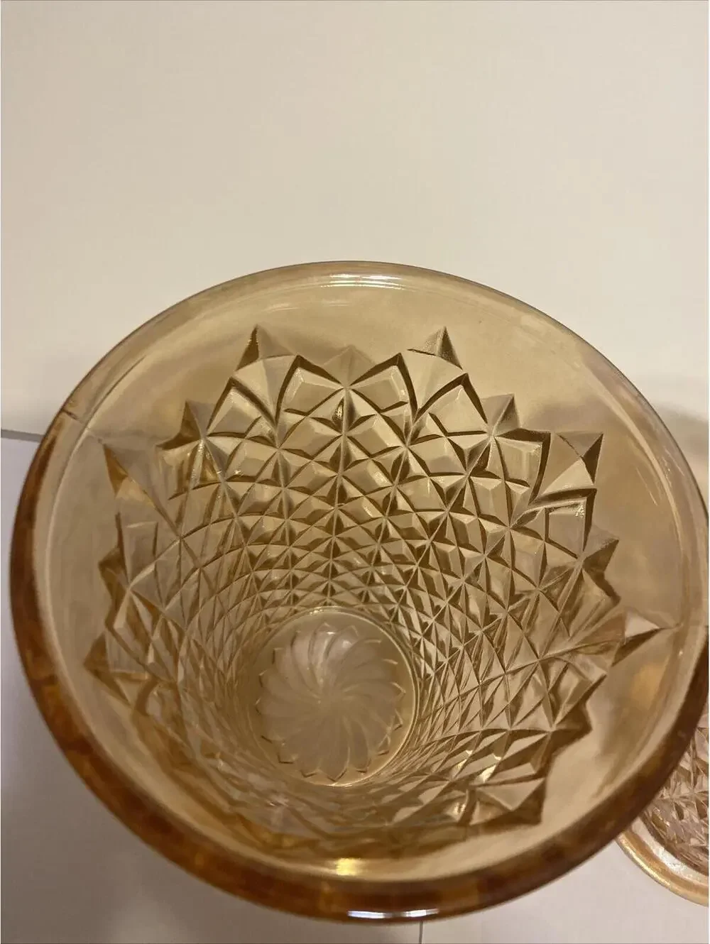 Amber Vase David Doty Studs Vase 1940’s To 1960’s